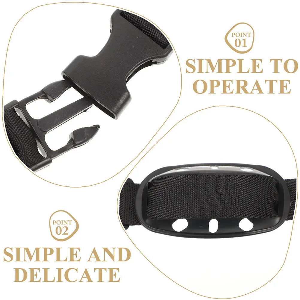 4-Pack Universal Hard Hat Chin Straps – Anti-Slip Adjustable Hard Hat Accessory PLUSH