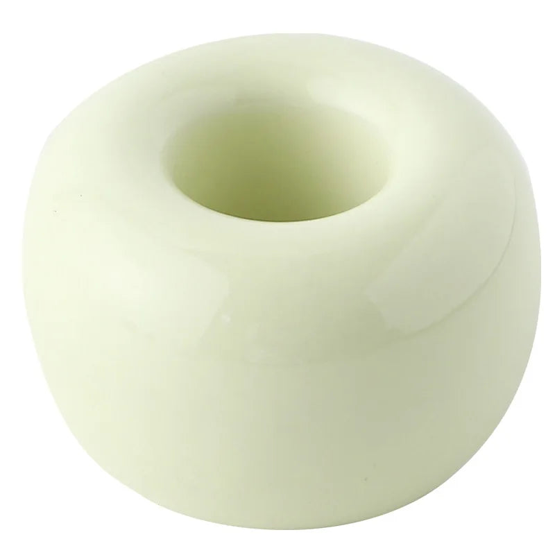 Ceramic Donut Toothbrush Holder – Bathroom Storage Stand Toothbrush Holder PLUSH
