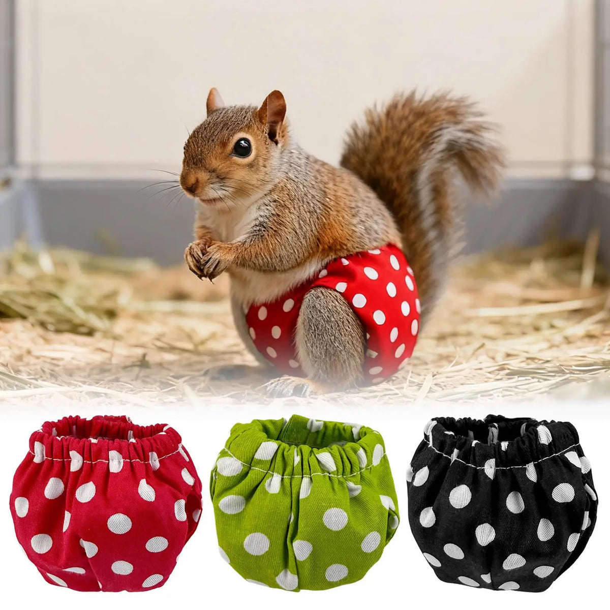 Reusable Small Pet Diapers for Squirrels, Ferrets & More Small Pet Diapers PLUSH