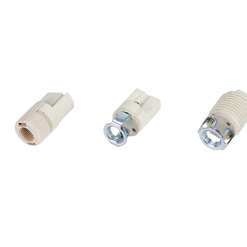 G9 Ceramic Lamp Holder DIY LED Bulb Base Convert Socket Lamp Holder Socket PLUSH