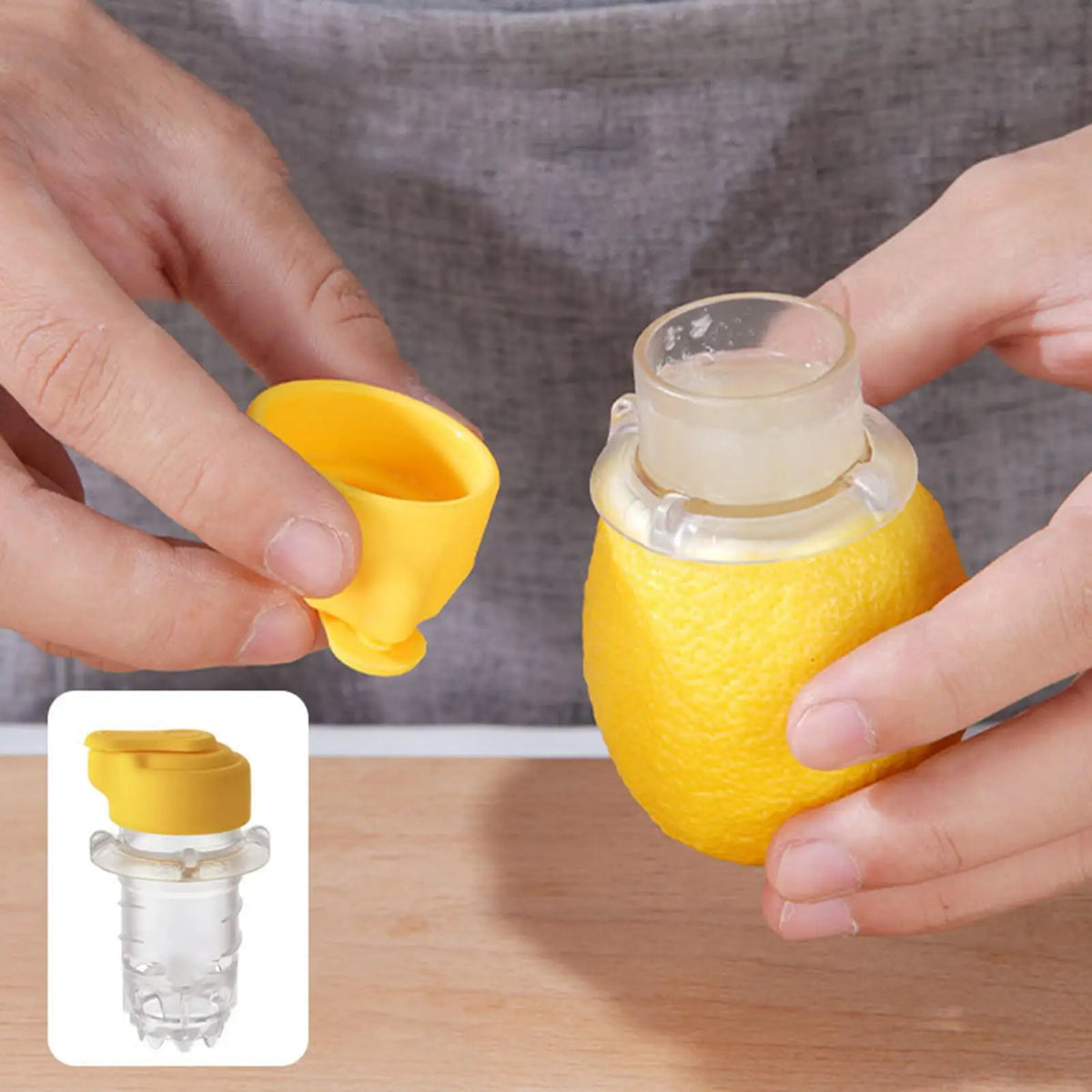 Manual Lemon Squeezer 2-Piece Citrus Juicer Set | Kitchen Tool Citrus Juicer Set PLUSH