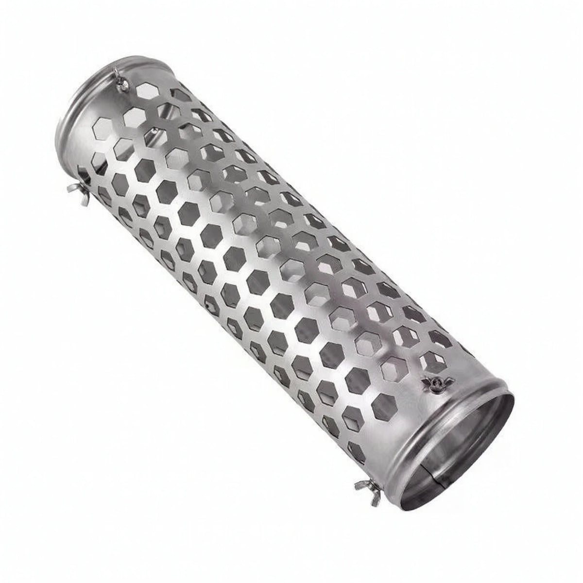 Stainless Steel Perforated Chimney Guard – Camping Stove Flue Stove Flue Guard PLUSH Anti-scald Net A
