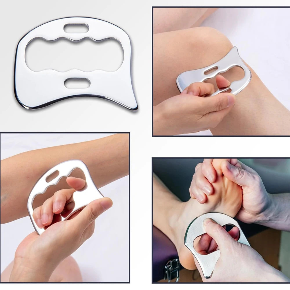 Stainless Steel Gua Sha Board – Full Body Fascia Massage Tool Gua Sha Massage Tool PLUSH