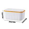 Dustproof Wipes Dispenser Box with Lid | Home Car Office Wipes Dispenser Box PLUSH White