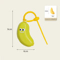 Banana Toothbrush Cap & Toothpaste Box – Travel Organizer Toothbrush Travel Case PLUSH Green