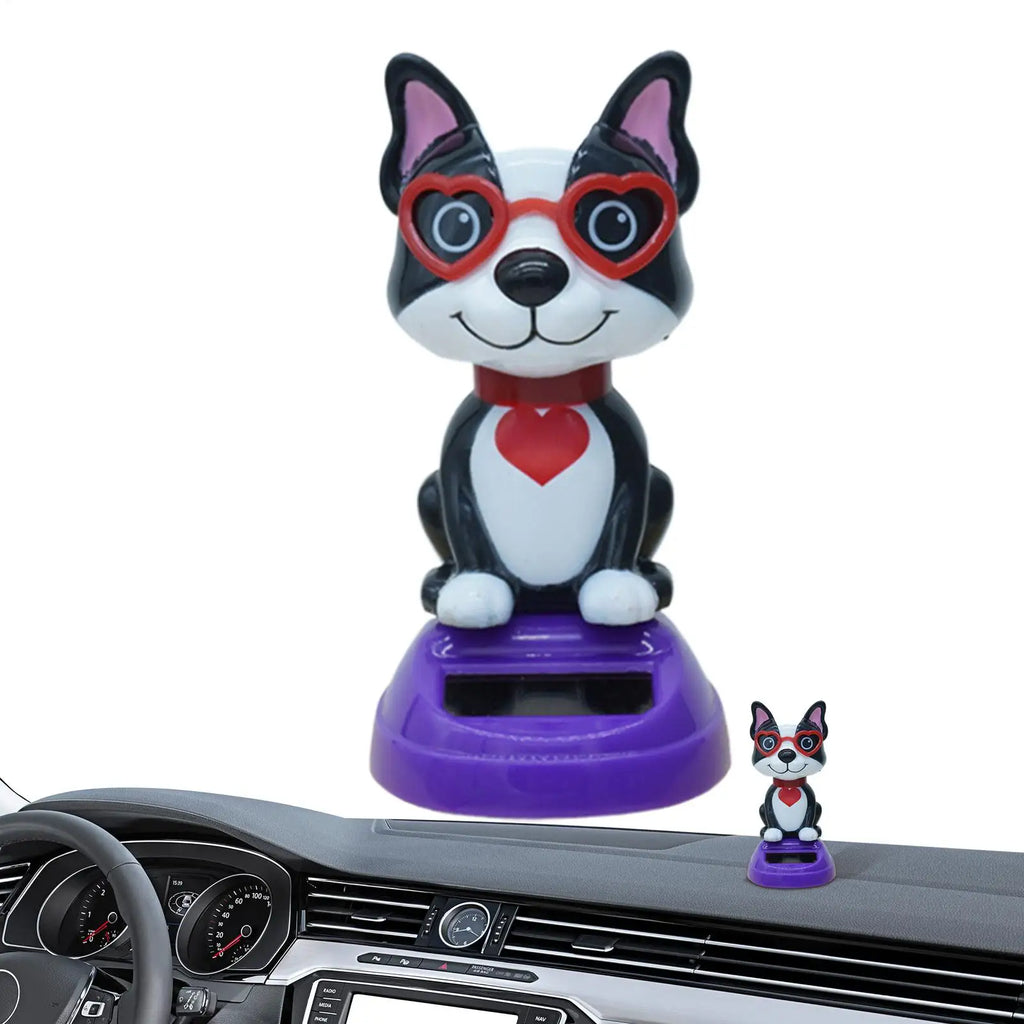 Solar Dancing Animal Bobble Head Car Dashboard Ornament Solar Dancing Toy PLUSH