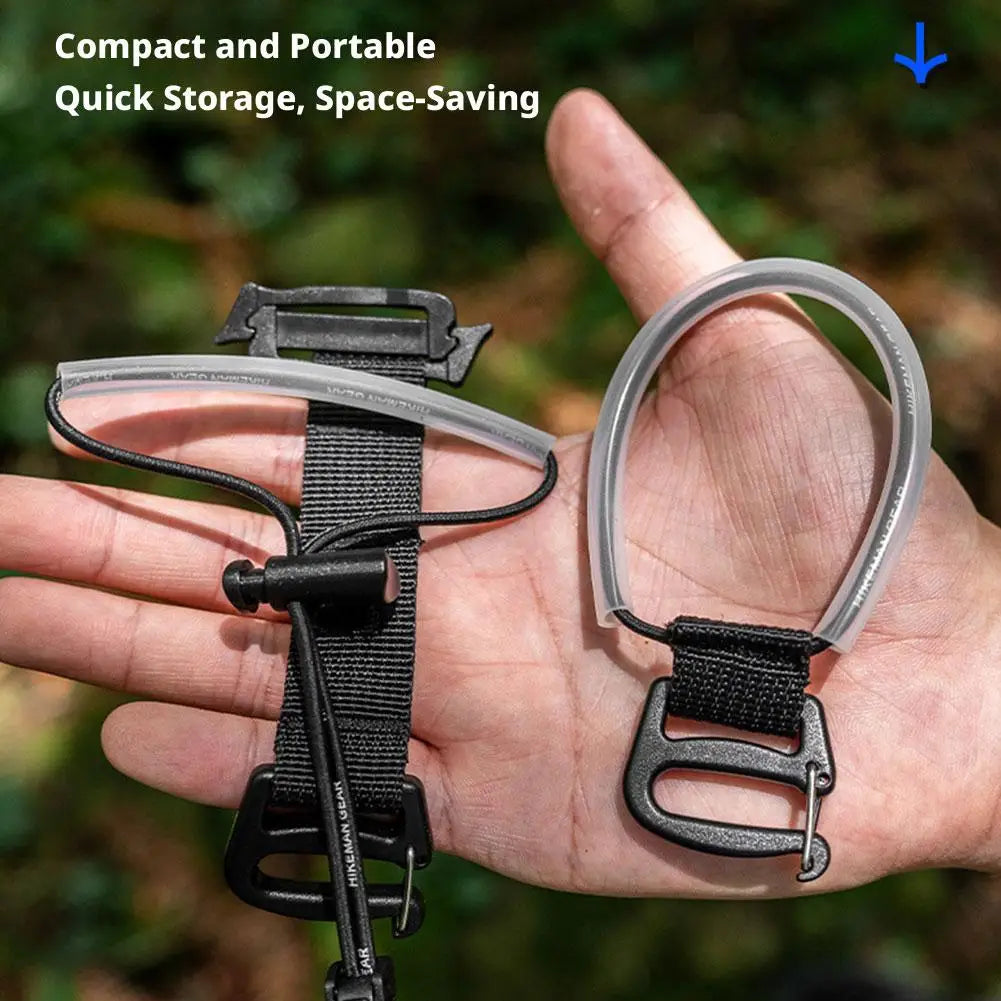 Trekking Pole Holder Strap – Hands-Free Backpack Organizer Hiking Pole Strap PLUSH