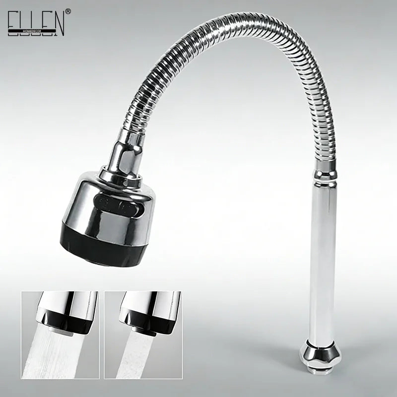 Kitchen Faucet Flexible Outlet Pipe Metal Universal Joint Sprayer Faucet Sprayer Accessory PLUSH