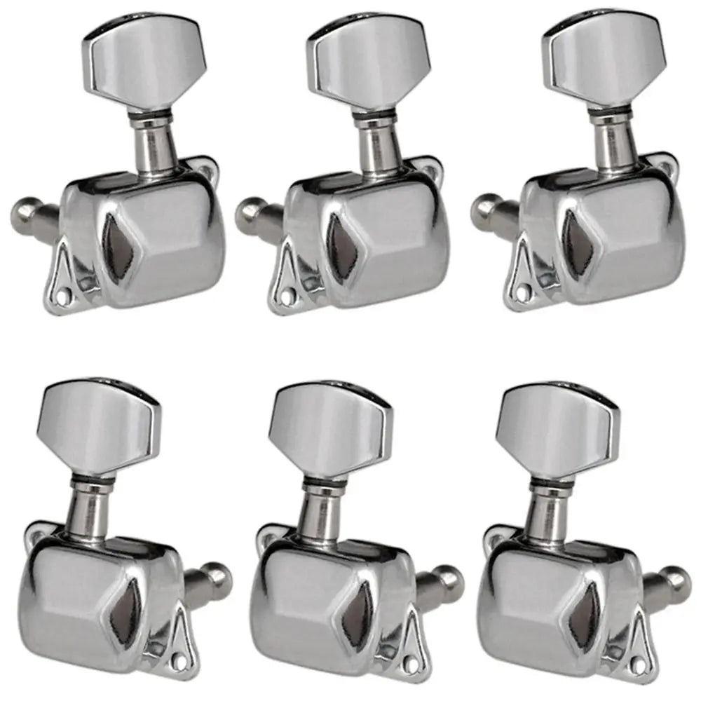 Semi-Closed Guitar Tuning Pegs 3L3R Zinc Alloy Machine Heads Guitar Tuning Pegs PLUSH 3L and 3R
