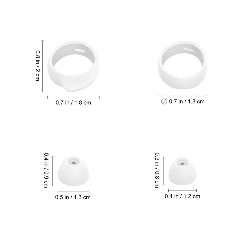 16pcs Soft Silicone Earbud Replacement Tips | Earphone Covers Earbud Replacement Tips PLUSH