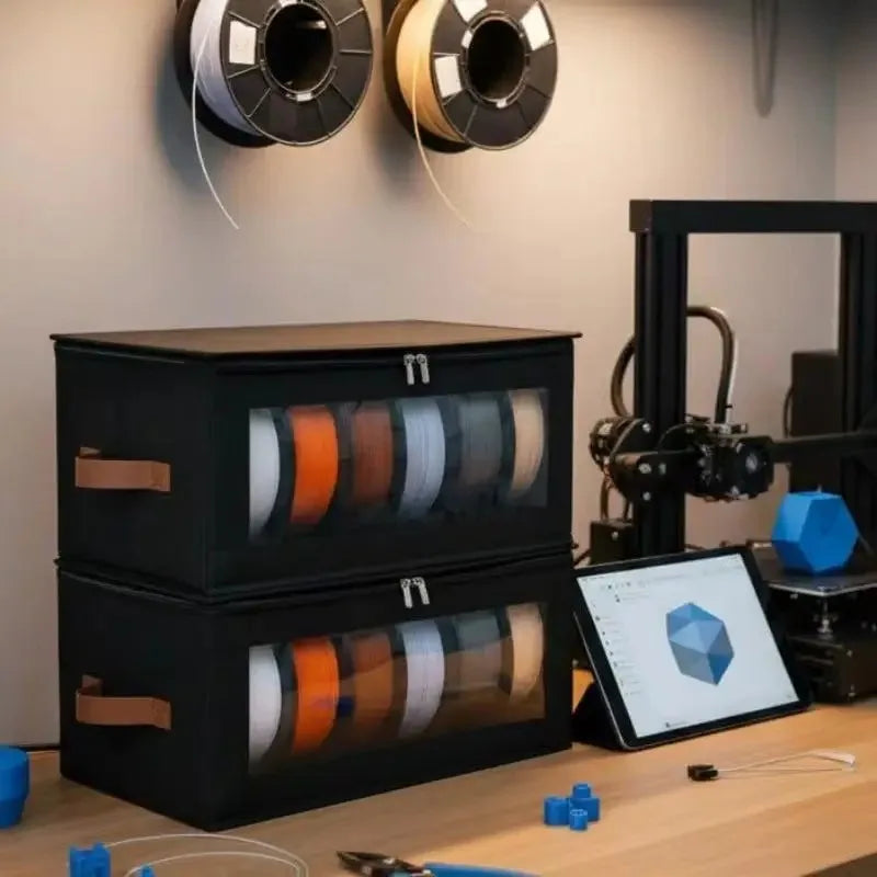 Foldable 3D Printer Filament Storage Bag & Holder Rack Filament Storage Bag PLUSH
