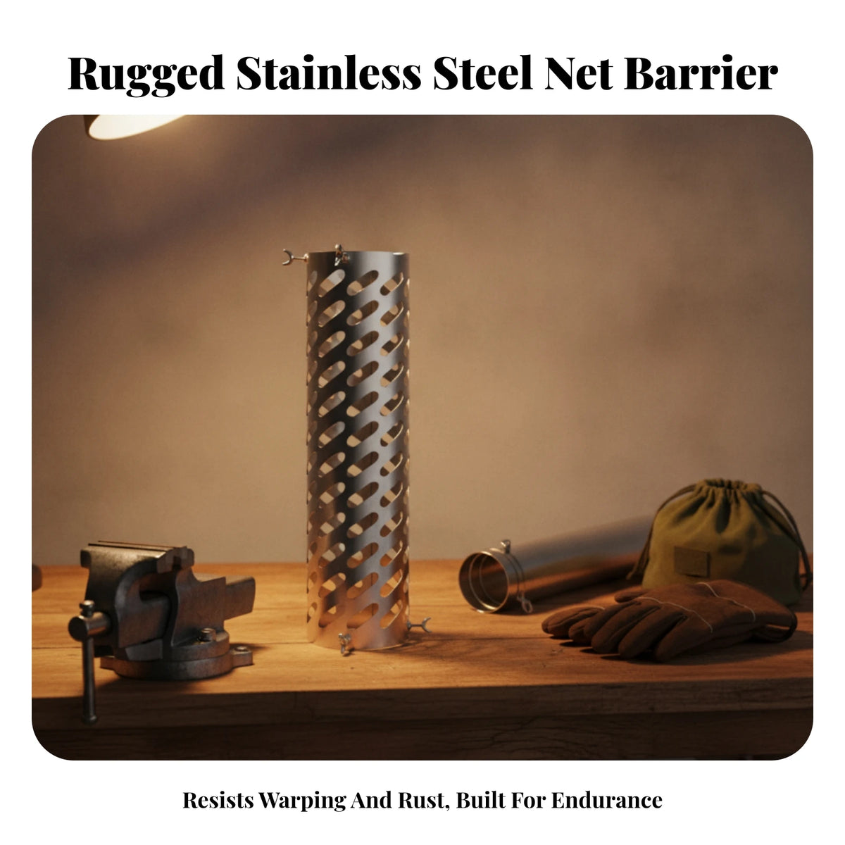 Stainless Steel Perforated Chimney Guard – Camping Stove Flue Stove Flue Guard PLUSH