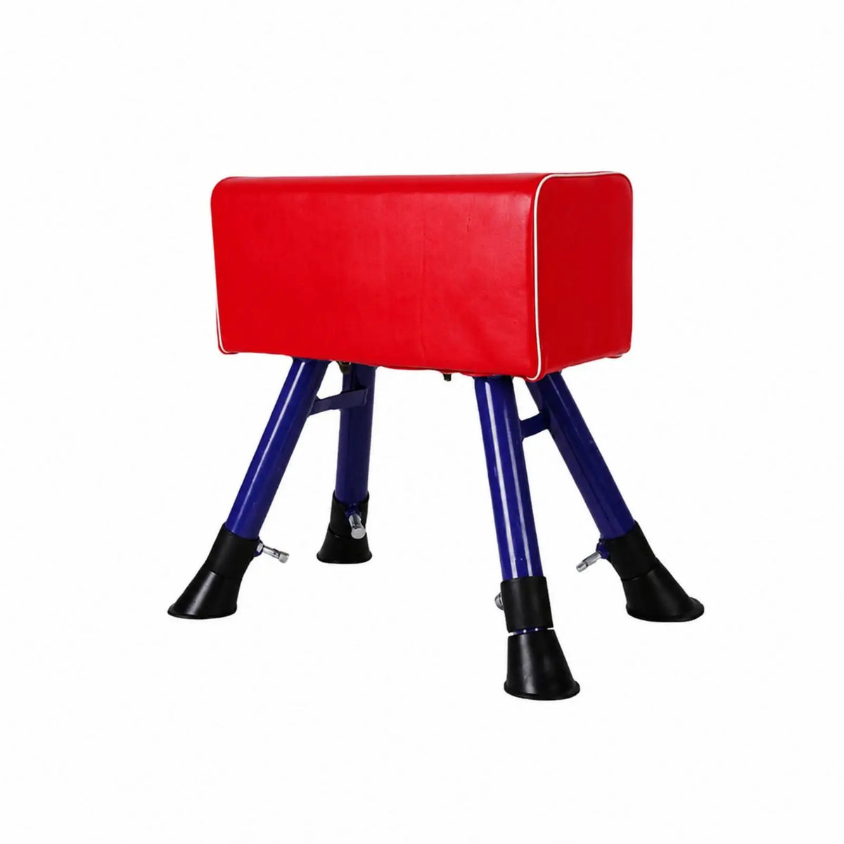 Leather Gymnastics Vault Horse – Adjustable Height Training Gymnastics Vault Horse PLUSH