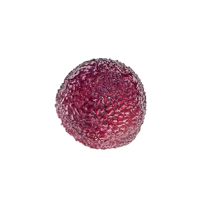 Sensory Squeeze Ball Fidget Toy – Crunchy Moldable Putty Fidget Squeeze Toy PLUSH Dark Red