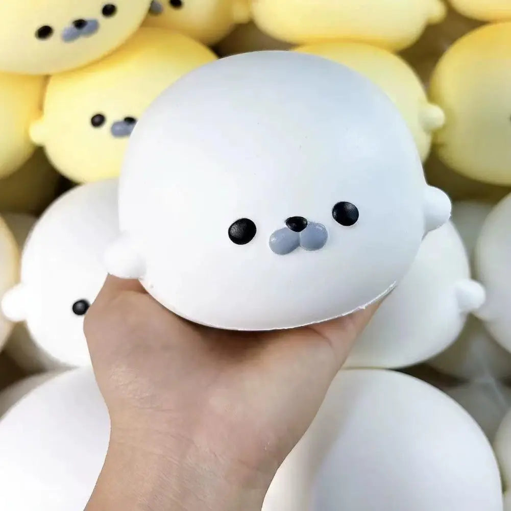 Slow Rebound Seal Squishy Toy – Soft PU Foam Sensory Ball Squishy Sensory Toy PLUSH
