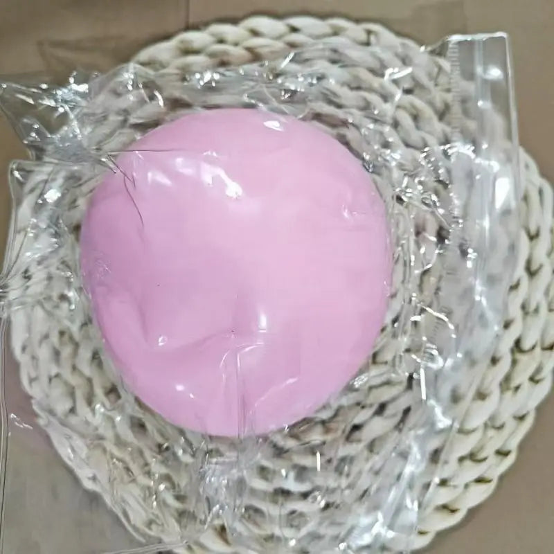 Mochi Taba Squishy 10cm Cheese Ball – Extra Large Soft Toy Squishy Novelty Toy PLUSH A2 Pink