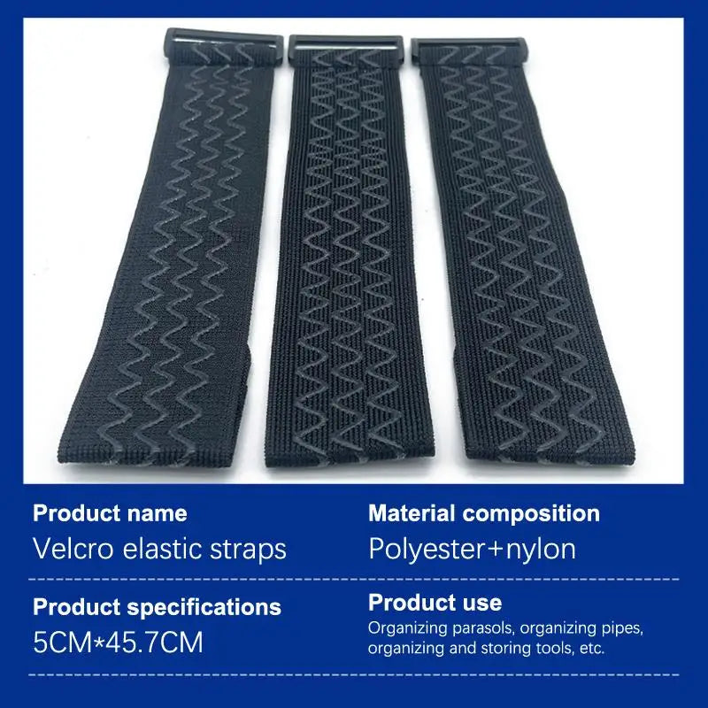 Adjustable Elastic Bundling Straps – Reusable Anti-Slip Cable Ties Elastic Bundling Straps PLUSH