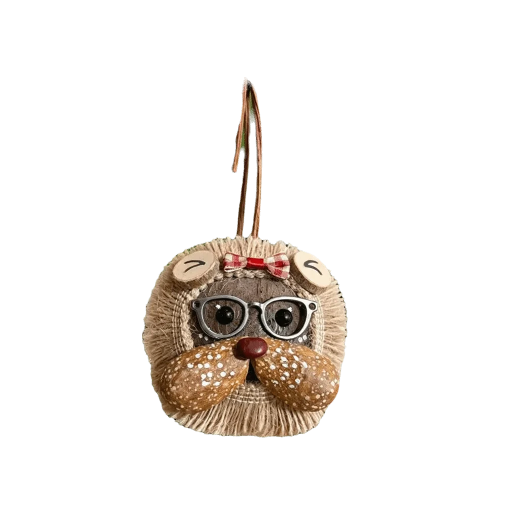 Handmade Fruit Pod Fairy Doll Pendant – Wooden DIY Craft Kit Wooden Doll Pendant PLUSH Style 7