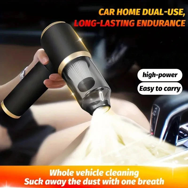 Mini 3-in-1 Portable Vacuum Cleaner – Car & Home Use Handheld Vacuum Cleaner PLUSH