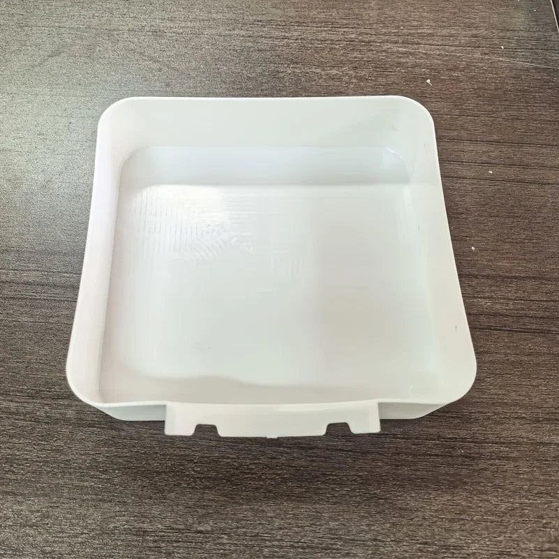 Washing Machine Drainage Tray – Stop Laundry Floor Overflow Appliance Drip Tray PLUSH white 1pc