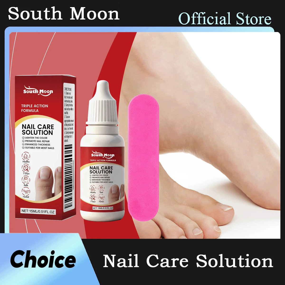 South Moon Nail Care Solution – Cuticle Softener & Nourisher Nail Care Treatment PLUSH