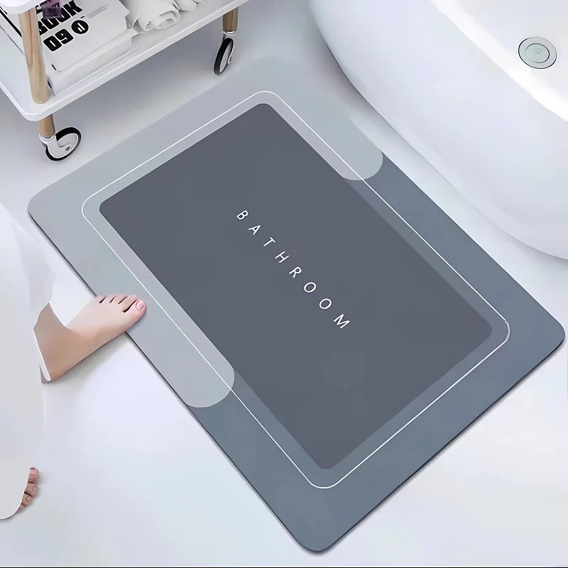 Diatomaceous Earth Bath Mat – Non-Slip & Super Absorbent Bathroom Bath Mat PLUSH
