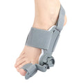 Adjustable Bunion Corrector Big Toe Straightener Brace – Unisex Toe Corrector Brace PLUSH Grey