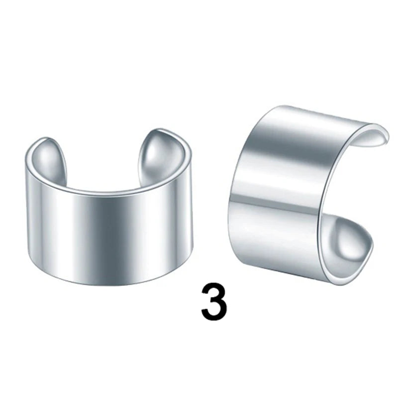 Gold Dreadlock Hair Rings, Beads & Ear Clips – 1-12pcs Hair Jewelry Cuffs PLUSH No.19 Silver-3 1pc