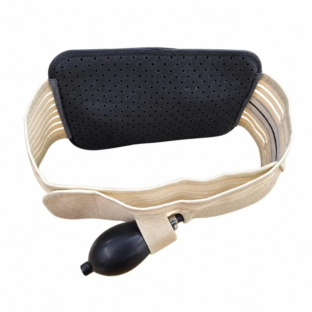 Inflatable Back Support Belt with Bulb | Office & Travel Lumbar Support Belt PLUSH