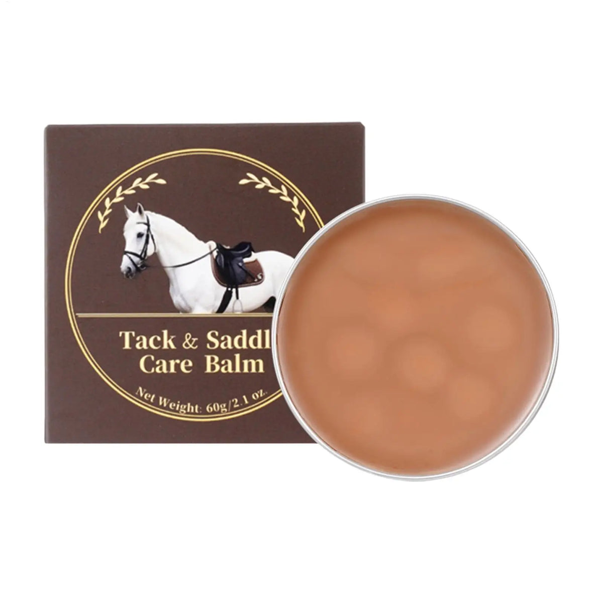 Leather Saddle & Tack Conditioning Balm | Beeswax Cream 60g Leather Conditioning Cream PLUSH