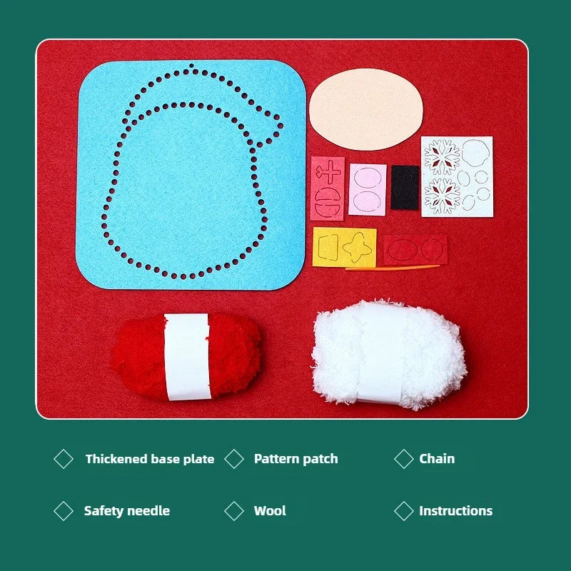 Felt Craft Kit for Kids – DIY Sewing Threading Painting Kids Craft Kit PLUSH