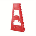 Red Plastic Wrench Organizer Tray – Socket & Spanner Holder Tool Organizer Tray PLUSH Red