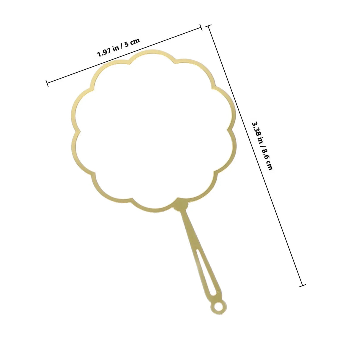 4pcs Hollow Metal Fan Bookmarks DIY Craft Set – Golden Metal Bookmarks Set PLUSH