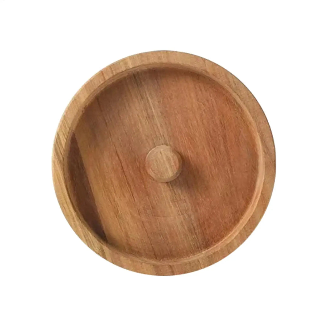 Wooden Margarita Salt & Sugar Rimmer Dish | Bar Accessory Cocktail Rimmer Dish PLUSH