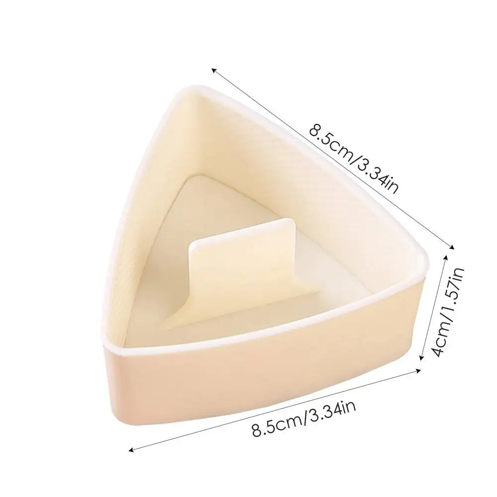Triangle Onigiri Mold – Rice Ball Maker Press | Sushi Tool Sushi Mold Tool PLUSH Beige
