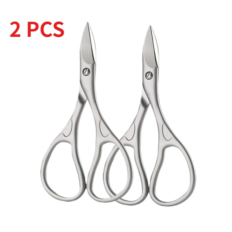 Stainless Steel Nail Clippers Curved Blades | Ouriner 1-2 Pcs Nail Clipper Set PLUSH 2 pcs
