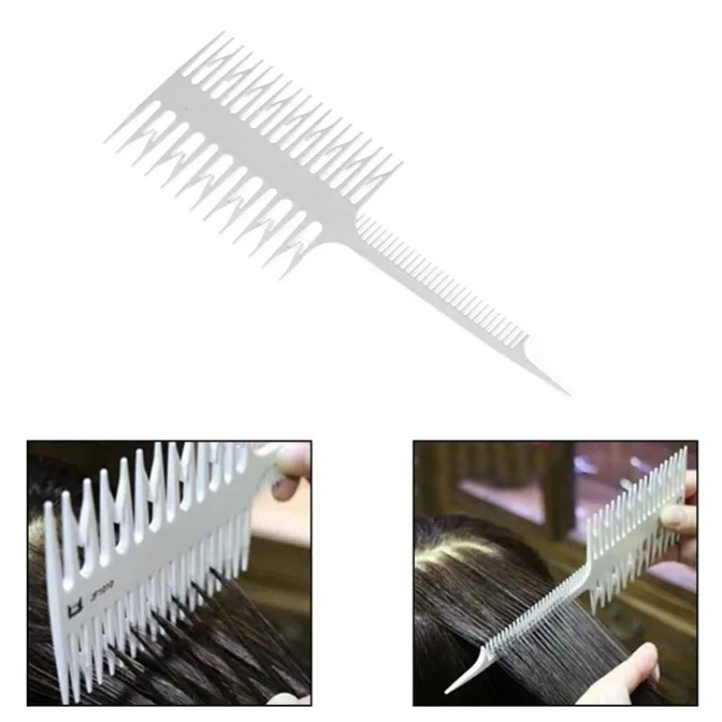 Professional Hair Dyeing Highlight Comb – Rat Tail Barber Tool Hair Dyeing Comb PLUSH