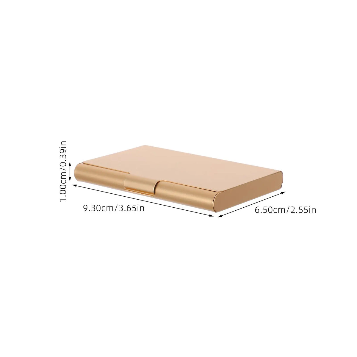 Slim Aluminum Alloy Business Card Holder | Metal Card Case Business Card Holder PLUSH