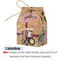 Christmas House Gift & Candy Boxes – Holiday Party Favor Set Holiday Gift Boxes PLUSH 150PCS Square Sign