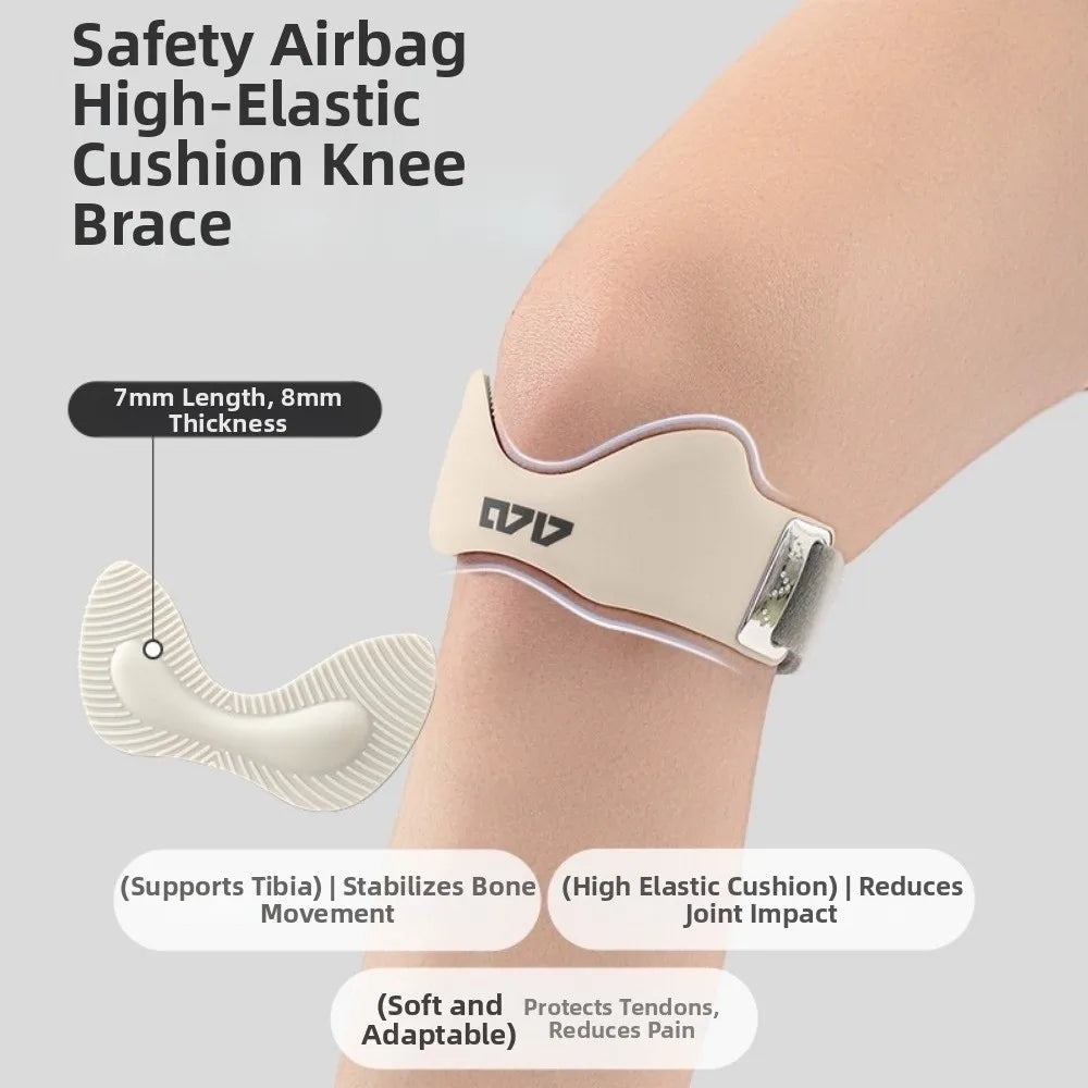 3D Air Cushion Patella Knee Strap – Adjustable Sport Support Knee Support Strap PLUSH