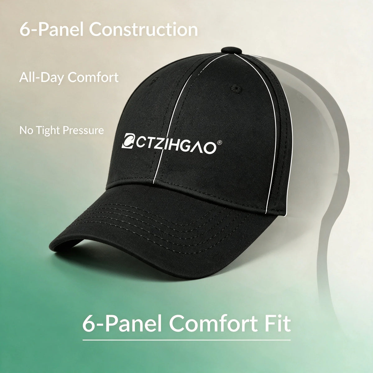 WANMEI Black Adjustable Barber Cap – Breathable Salon Work Hat Salon Work Cap PLUSH
