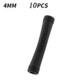 10pcs Silicone Bike Cable Protectors – Wrap Guard Tubes Bike Cable Protector PLUSH 4mm Black