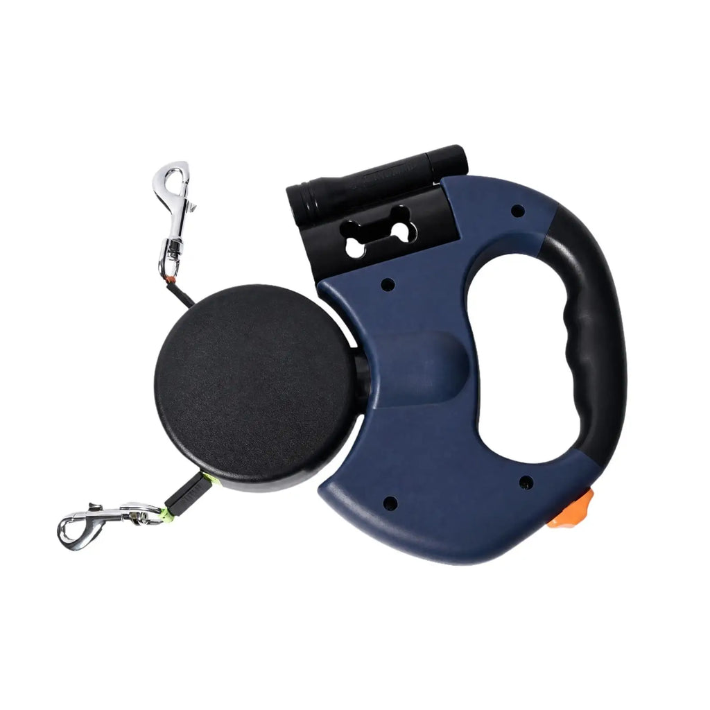 Double Retractable Dog Leash – Two Dogs, One Ergonomic Handle Retractable Dog Leash PLUSH