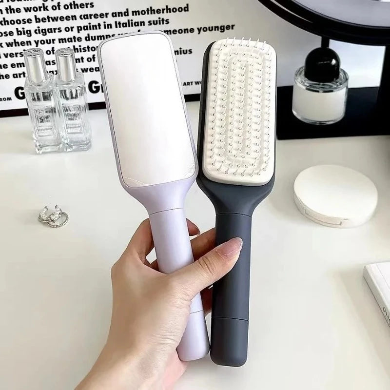 Self-Cleaning Hairbrush – Anti-Static Airbag Scalp Massage Comb Hair Brush PLUSH