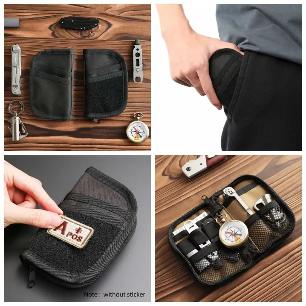 EDC Organizer Pouch – 7-Pocket Nylon Tool Storage Bag EDC Organizer Pouch PLUSH