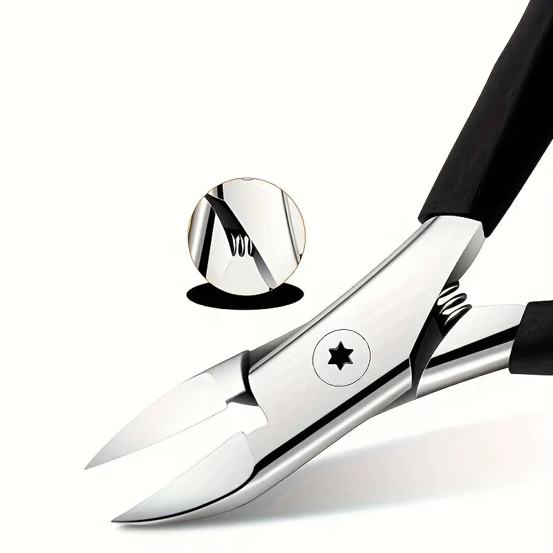 Ouriner Stainless Steel Toenail Clipper – Curved Blade Nail Clipper PLUSH