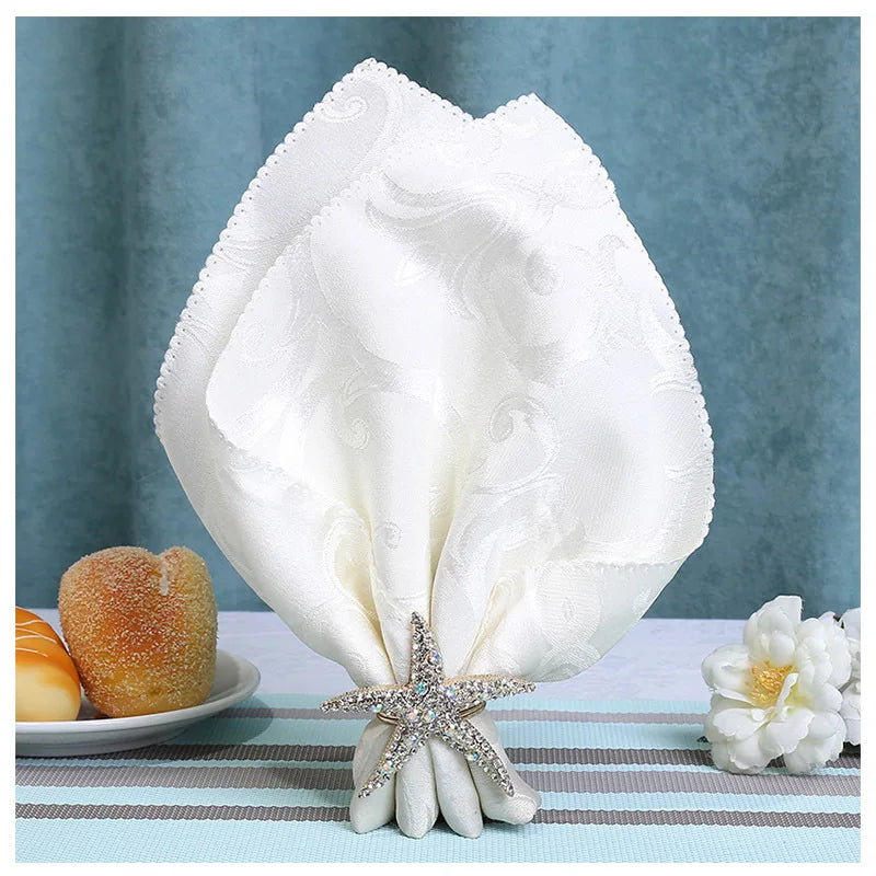 Starfish Napkin Rings – Wedding & Party Table Decor Napkin Rings PLUSH