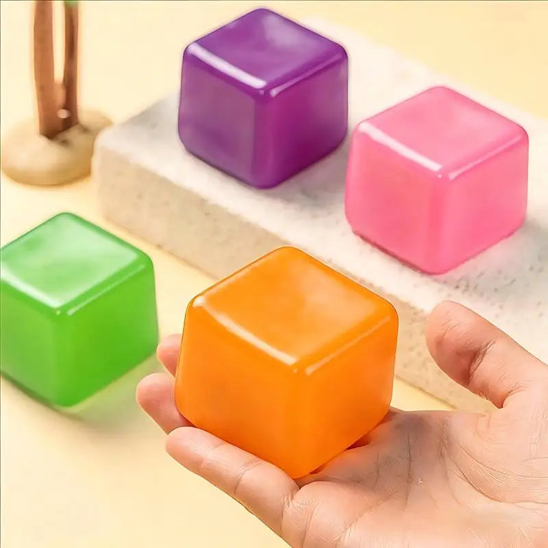 Ice Cube Squishy Toy – Sensory Fidget & Relaxation Toy Squishy Fidget Toy PLUSH