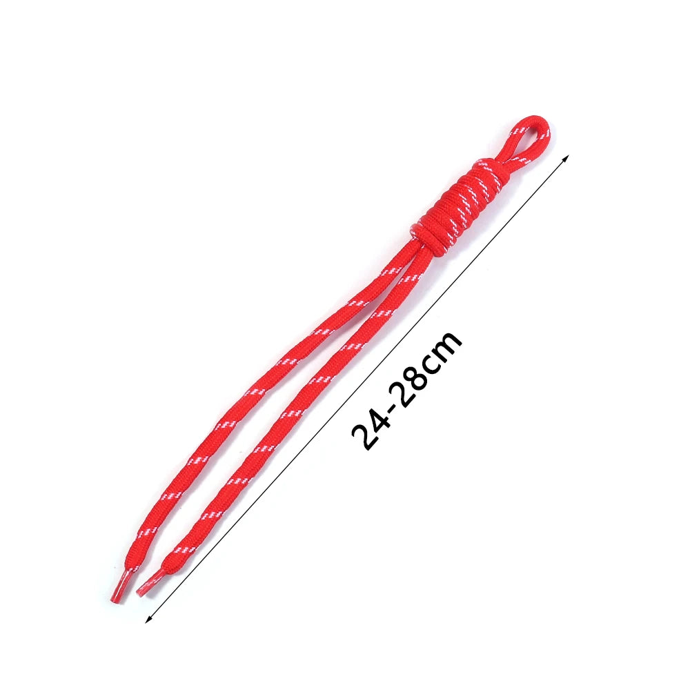 5pcs Colorful Braided Nylon Lanyard Keychain – DIY Keyring Rope Braided Lanyard Keychain PLUSH
