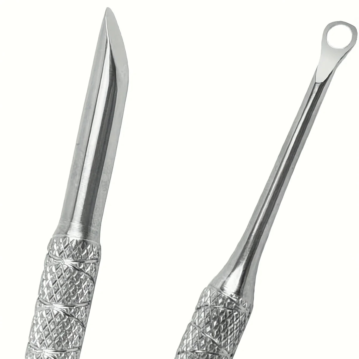 Ouriner Double-Head Stainless Steel Cuticle Pusher Tool Cuticle Pusher Tool PLUSH